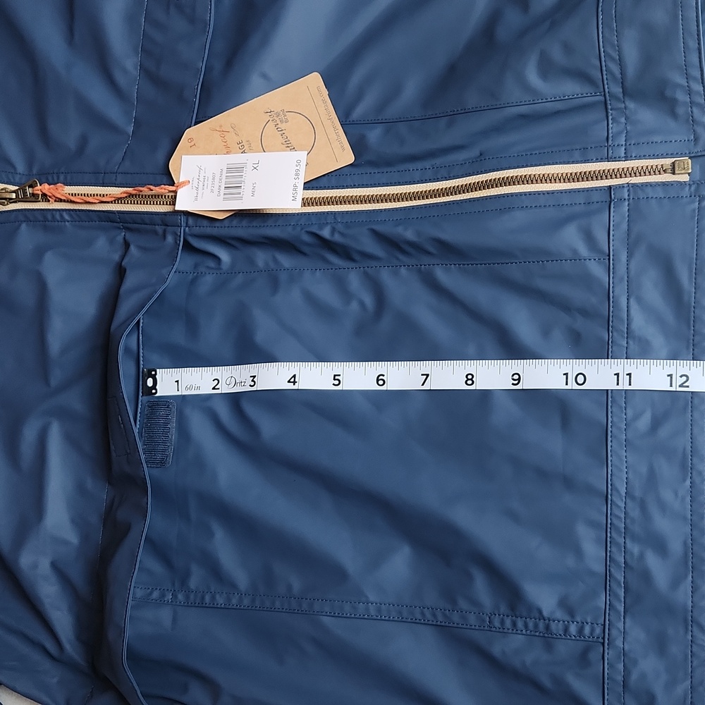 Weatherproof Vintage, Men's Size XL, Navy Blue, Jacket with Large Front Pockets - Picture 6 of 8